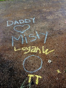 sidewalk chalk finished